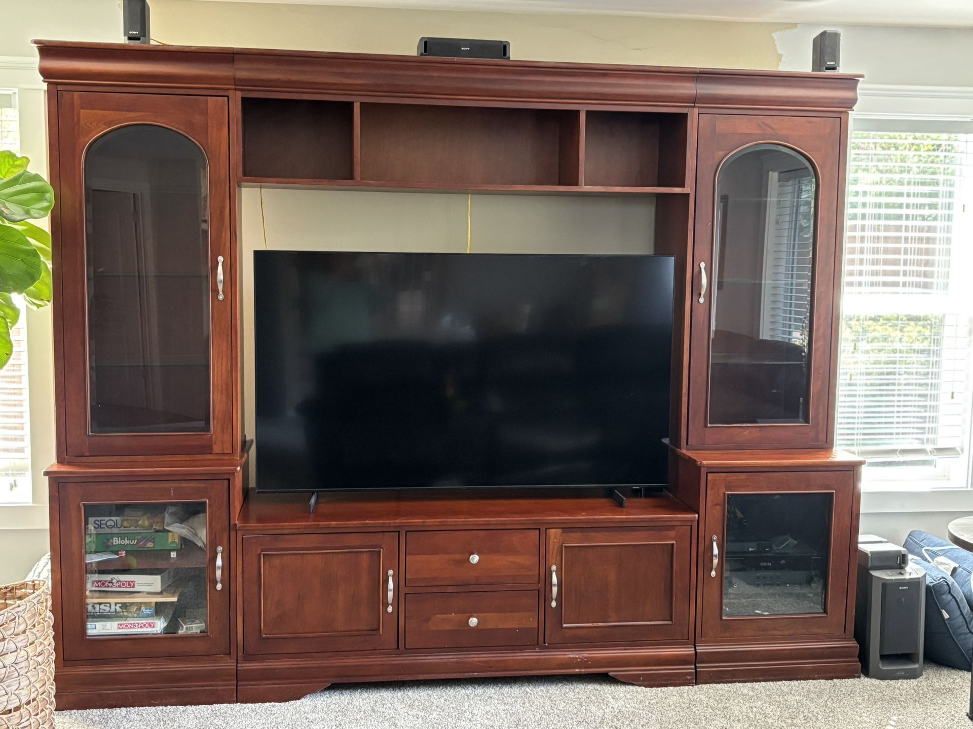 Cedar entertainment center