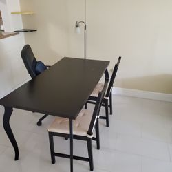 Dining Table With Two Chairs