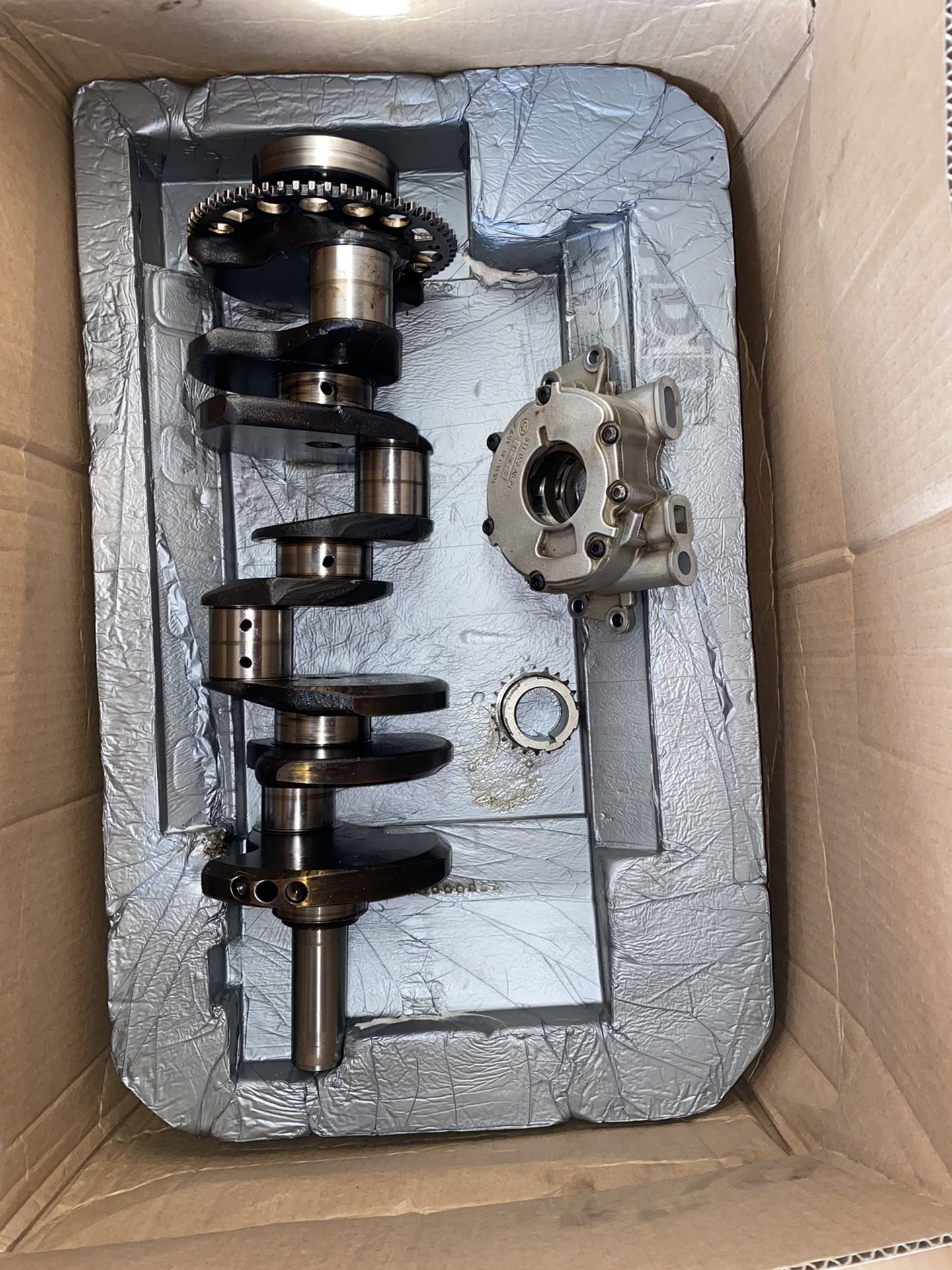 Chevy  LS7 Forged Crankshaft and Dry Sump Oil Pump+gear