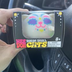 Needoh Sugar Skull Cat 