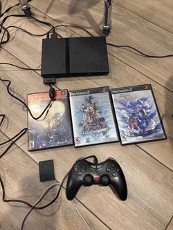 SONY Playstation 2 slim with kingdom hearts