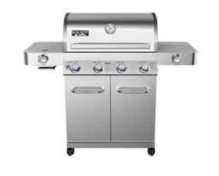 Monument Stainless Steel 4 Liquid Propane Gas Grill with 1 Side Burner (Model:24367) WA