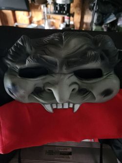 Vampire mask and cape