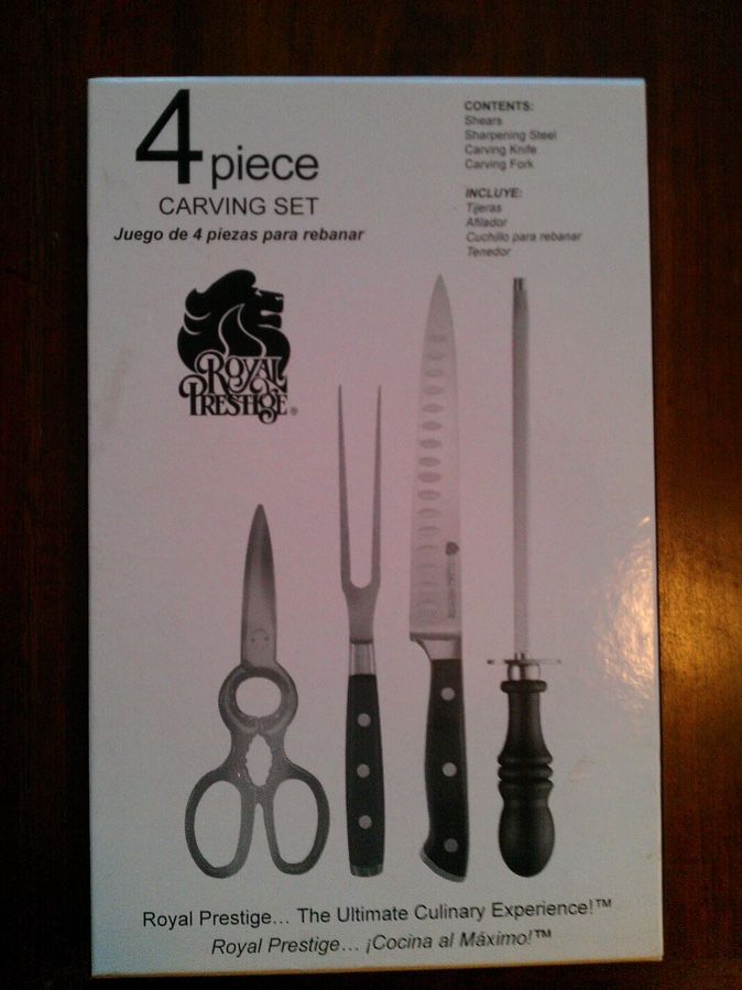 4 piece Carving set - Royal Prestige precision series 3