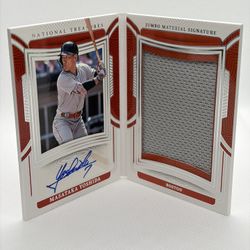 Masaka Yoshida RC National Treasures Jumbo Materials Signature Auto /99