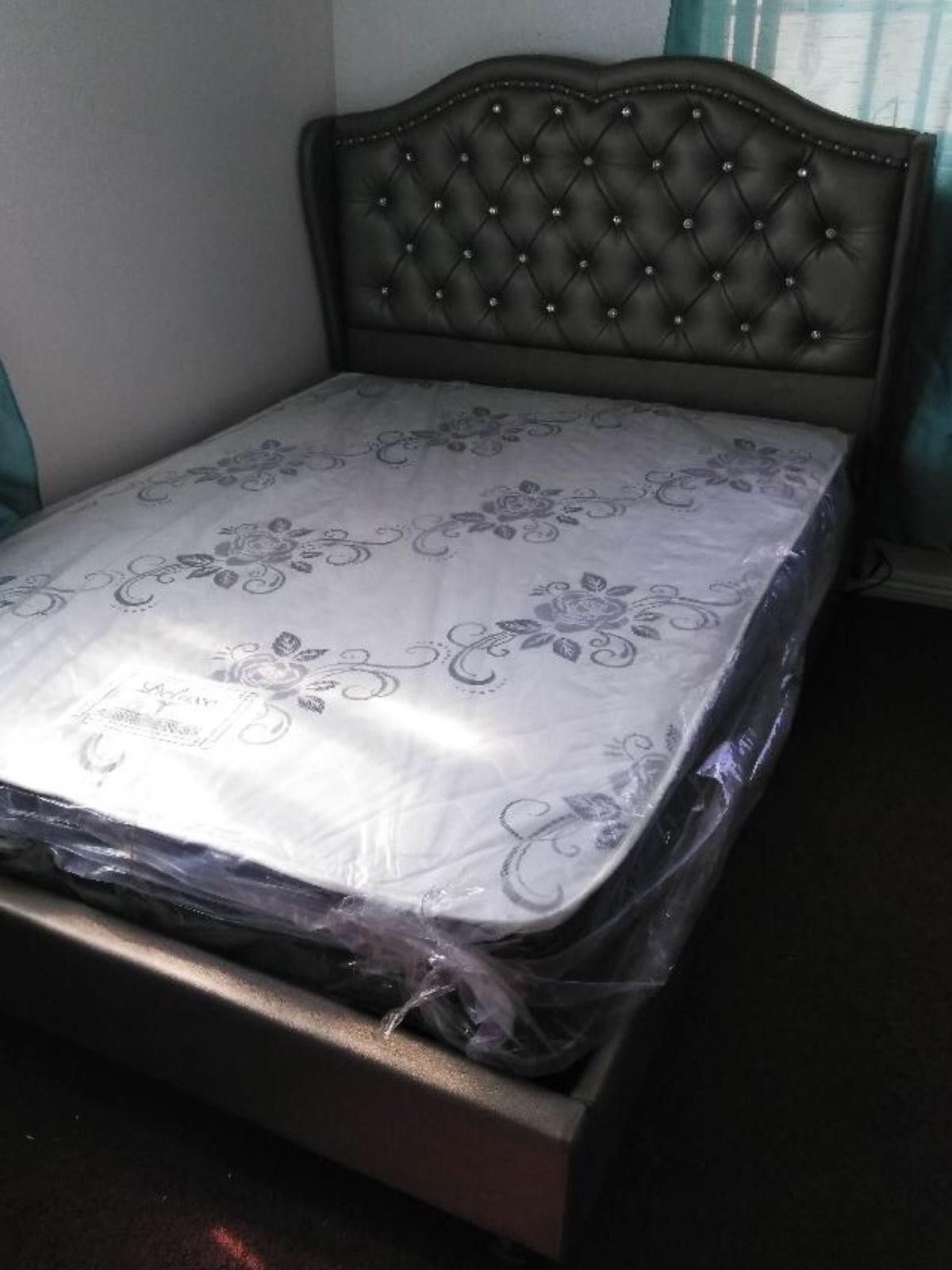 QUEEN BEDS W ORTHOPEDIC MATTRESS INCLUDED.