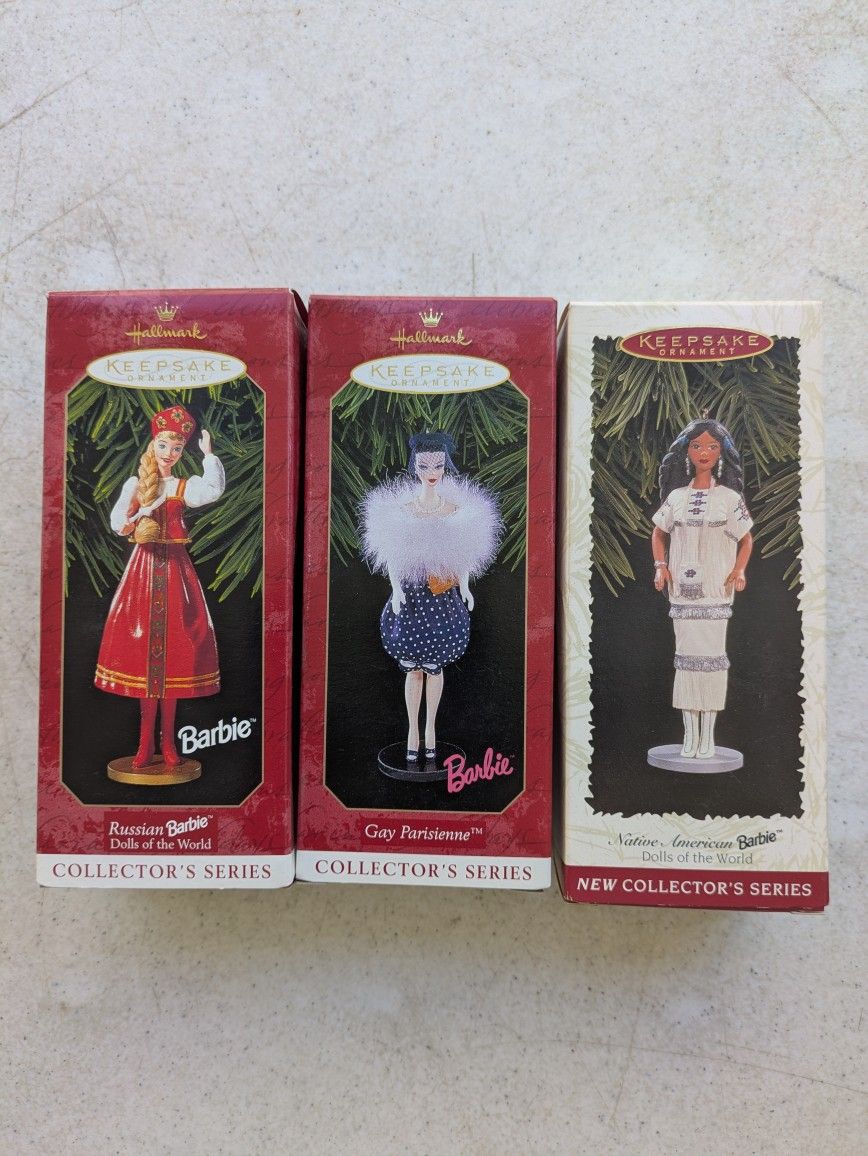 Barbie Vintage Hallmark Keepsake Ornaments