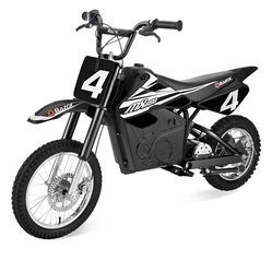 Razor MX650 Dirt Rocket Bike Electric Ride-On for Ages 16+, 220 lb Max Weight, Black – 36V Battery,