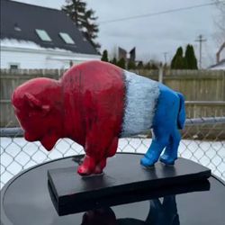 The Red White And Blue Buffalo