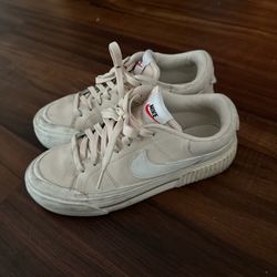 Cream Nike Sneakers