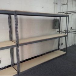 Warehouse Shelving 96 in W x 18 in D Industrial Boltless Garage Storage Racks Stronger Than Homedepot Lowes And Costco Delivery Available