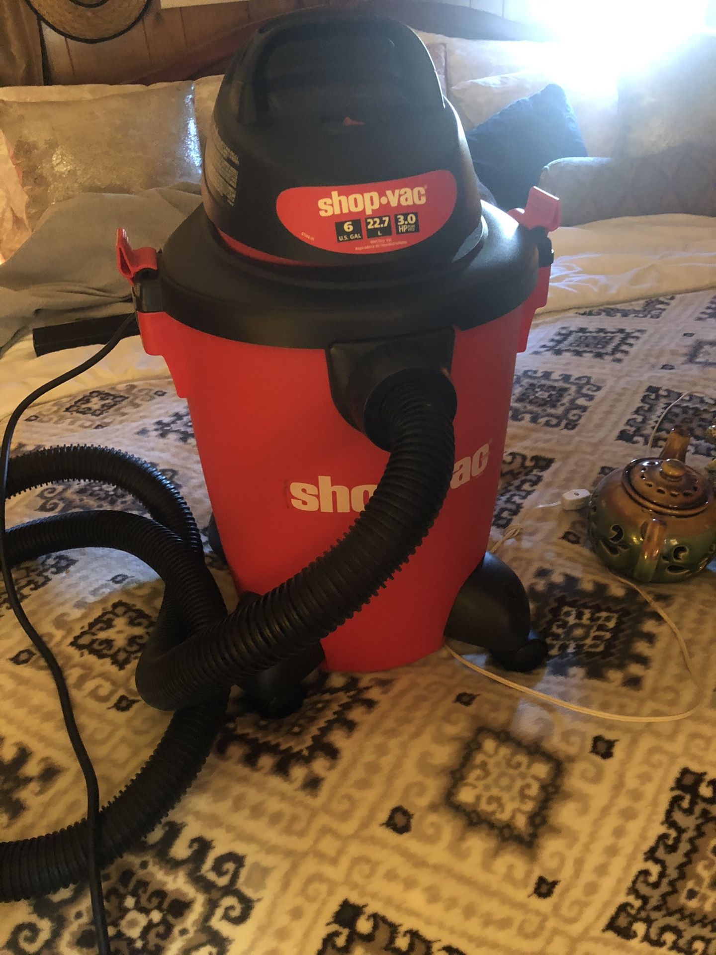 Shop vac used twice