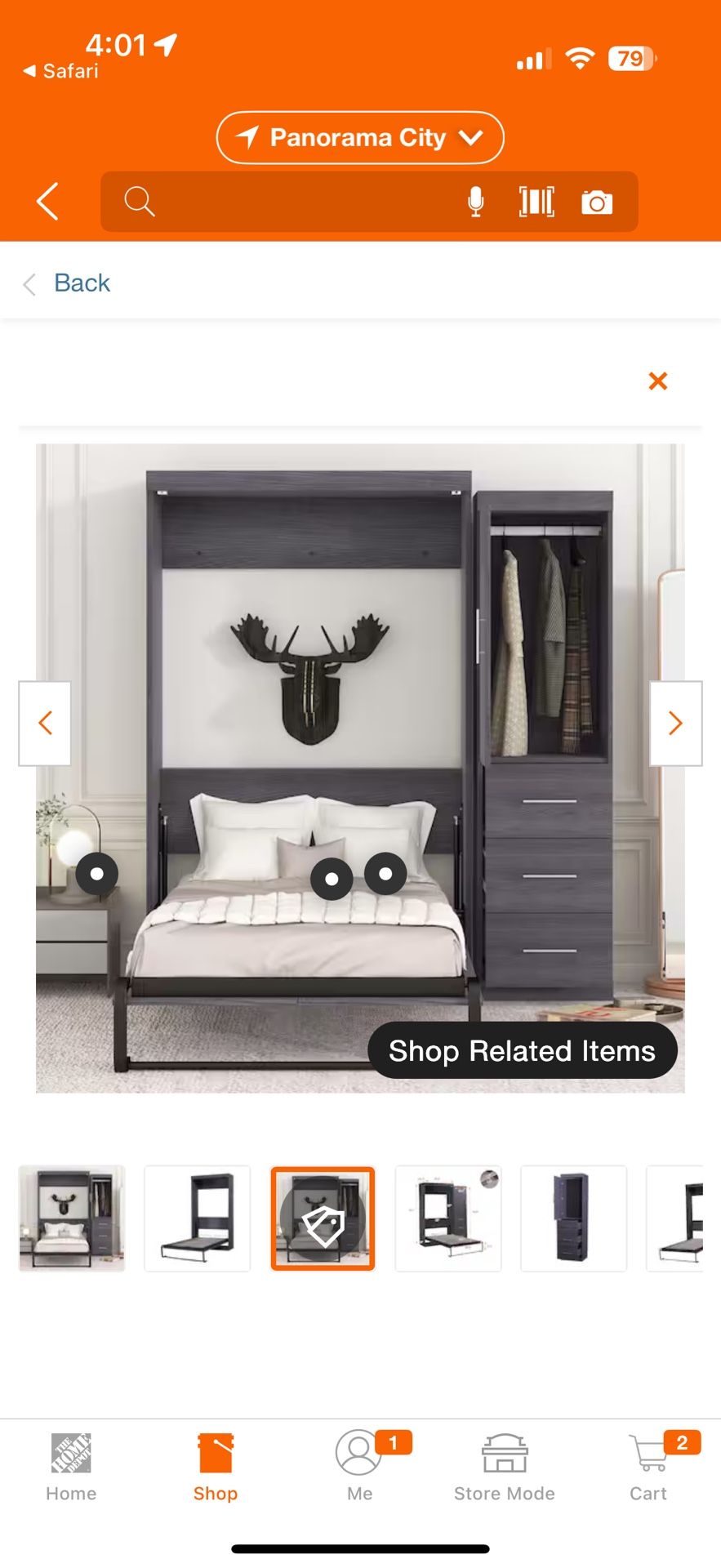 Twin Murphy Bed