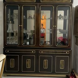 Antique fully wood Romweber brand wood china set.