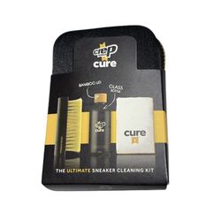 🔥 Crep Cure Cleaner Kit Bamboo/Glass Bottle New (Brush, 3.5oz Bottle,Cloth)🔥
