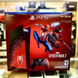 New Sony PlayStation 5 Ps5 Spider-Man 2 Limited Edition 