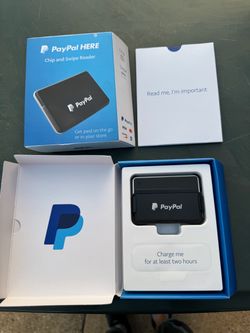 NEW! PayPal HERE Chip and Swipe Card Reader - Android - Iphone - Play Store - Apple