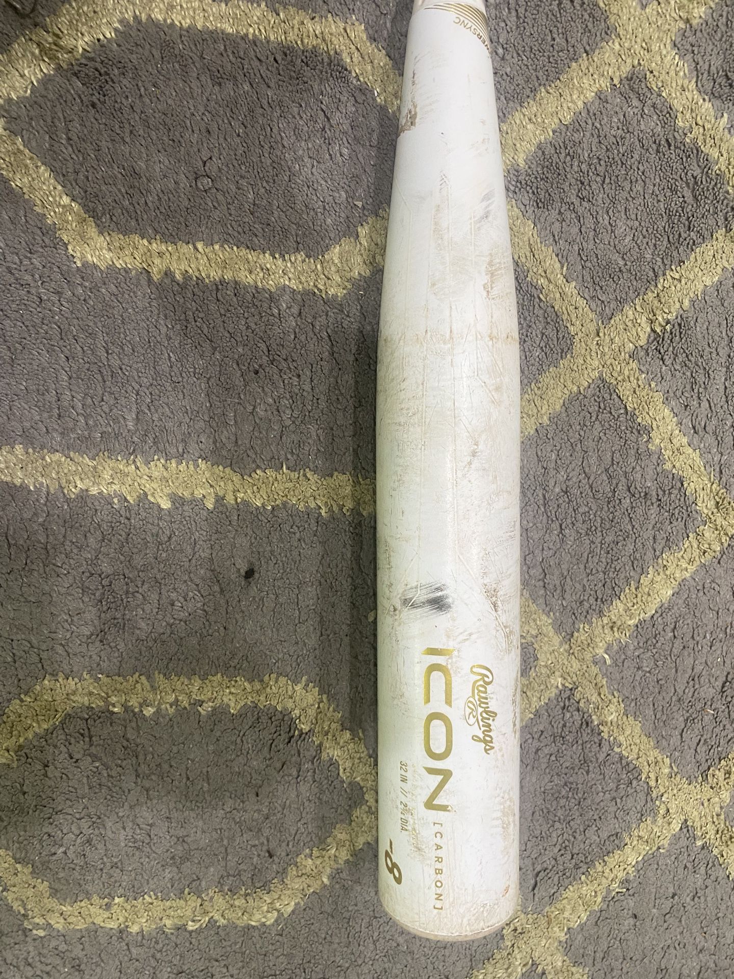 2024 Rawlings Icon Composite USSSA Certified Bat ( 8) 27 oz 32" (Used),All Products : American Fashion Style Bags On Sale