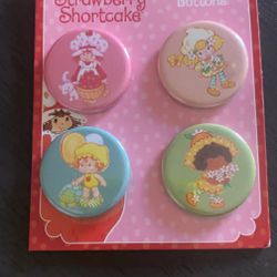 Strawberry Shortcake Buttons