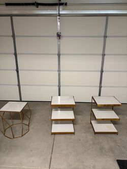 Iron Tables With Marble Top