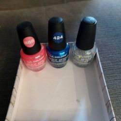 Nail Polish Color Set W/ Glitter