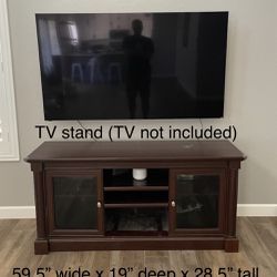 TV stand (dark Brown)