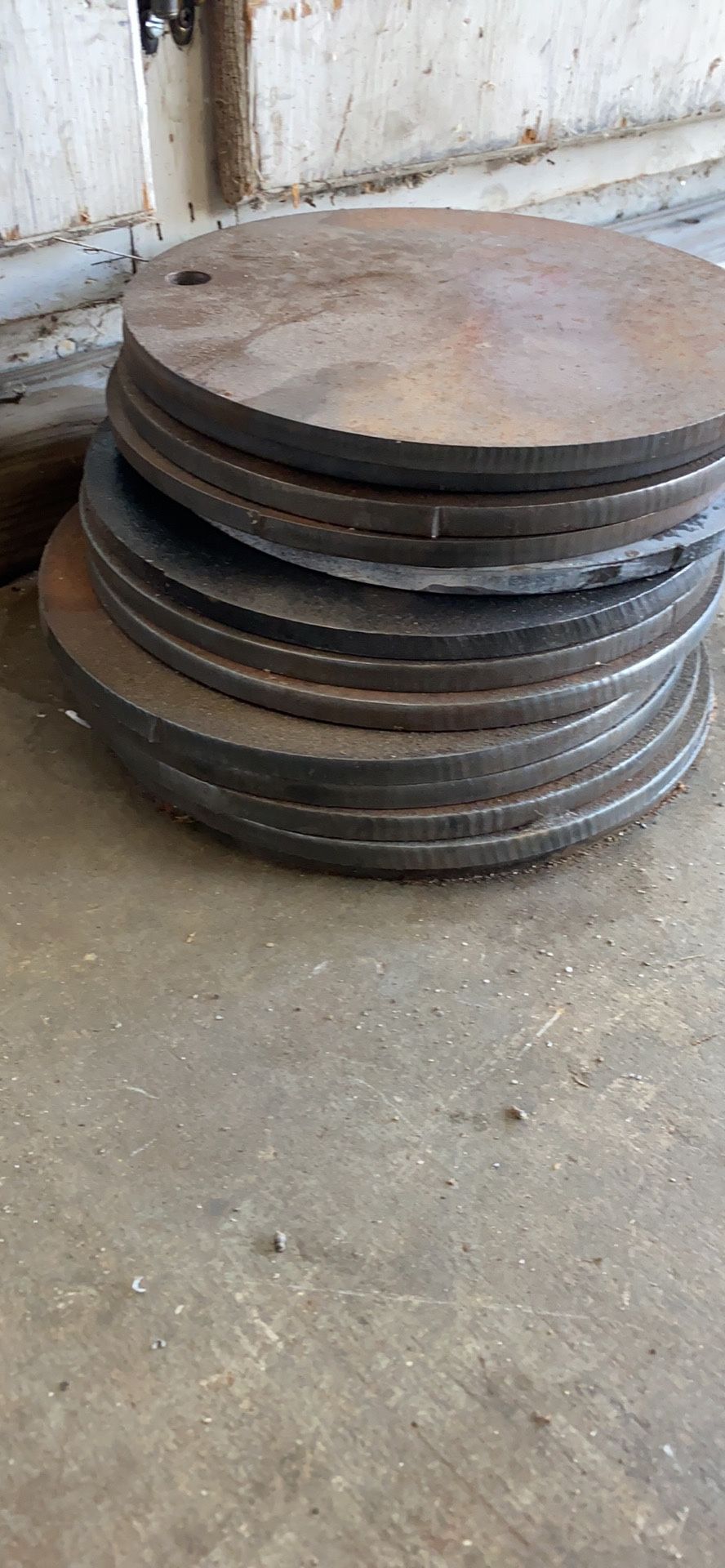 Round Steel Pistol Targets