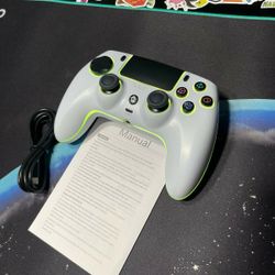 Wireless Controller  For PS5/Pro/Slim/PC, Hall Effect Sticks & 7 RGB LED Mode & Haptic Feedback & 1500 mAH Battery & Motion Sensing, 3.5mm Audio Jack