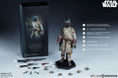 Sideshow Collectibles Boba Fett Mythos Star Wars 1/6 Figure