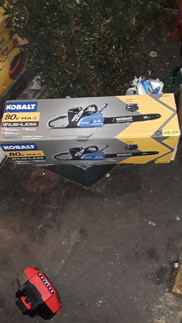 Kobalt Cordless Chainsaw 80v max brushless for Sale in Seattle, WA