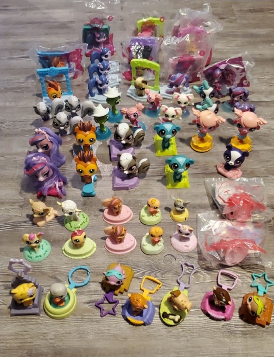 Littlest Pet Shop LPS Toys Lot of 57