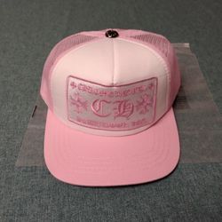 Chrome Hearts Trucker Hat Pink