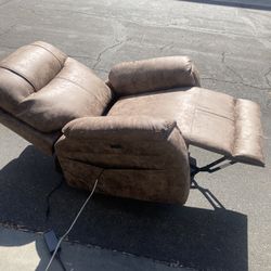 Brown Power Electric Recline/lift Chair DUAL MOTOR