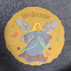 Hand painted stepping stone 