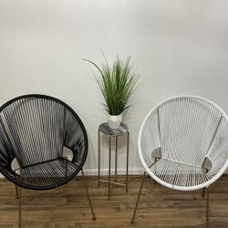 Black And White Acapulco chair -Great Quality