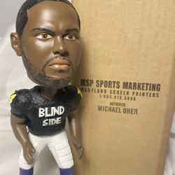 Michael Oher Baltimore Ravens Blindside #74 Bobblehead New With Box