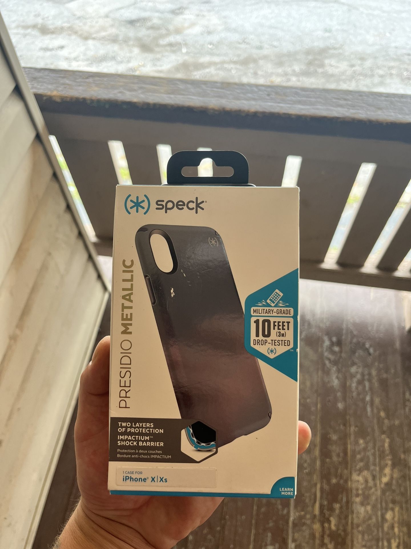 iphone x/xs speck phone case mettalic