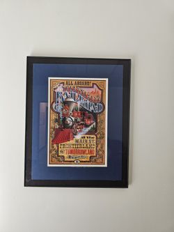 Disneyland Railroad Art Disney Rare