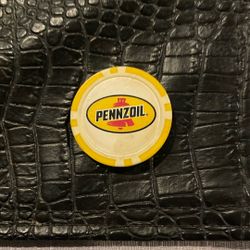 Pennzoil Poker Chip