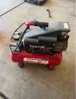 Crasftman air compressor 125 psi 1 hp 3 gal
