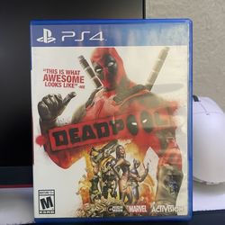 Deadpool game disc 2013 PS4