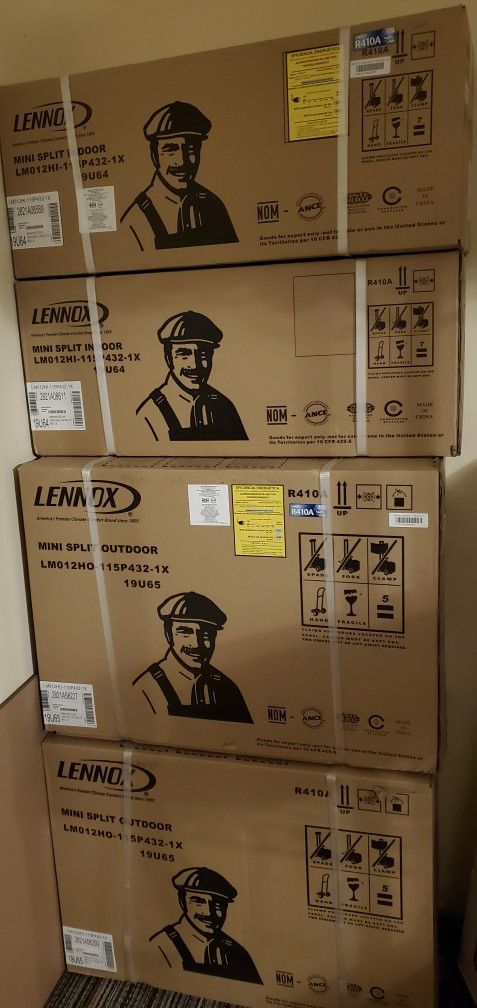 Lennox Air Condition Heat Pump Mini Split Minisplit 1 Ton, 1.5 Ton, 2 Ton Home improvement