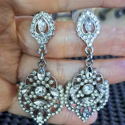 Crystal Chandelier Bridal Earrings