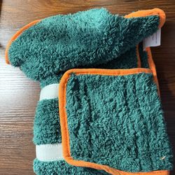 Dog bath robe with Velcro- quick drying