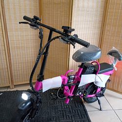 FOLDING ELECTRIC BIKE FULL SUSPENSION PEAK 750W -SPEED 25MPH-RANGE 50MILES
Model: HPQ A9 Foldable Electric Bike
Motor: True 500W (Peak Power 750W) Bru