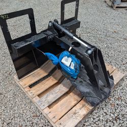 Skid Steer or Tractor Stump Grapple Spade Tip