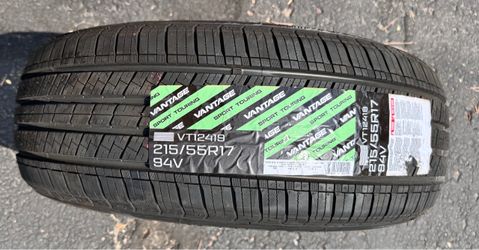 Single (1) 215 55 17 all season tire