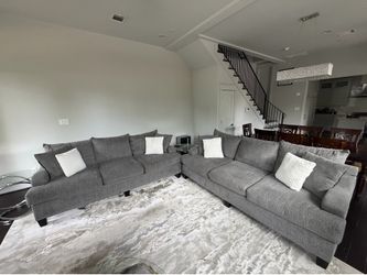 2 Grey Large Couches
