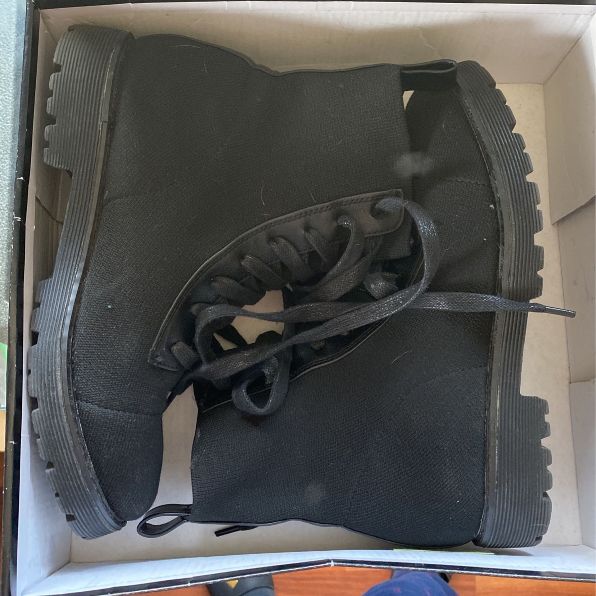 Black Stretchy Boots