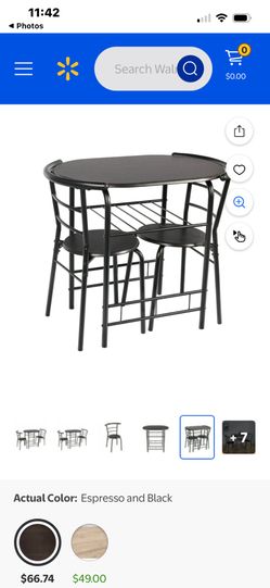 3 Piece Bistro Table & Chairs